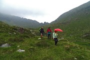 77 In alto la Forcella e la cresta di Val Asinina